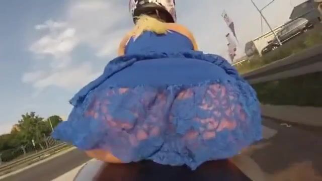 Bike Girl Forgets Underwear