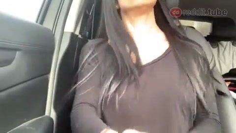 Undressing in Car