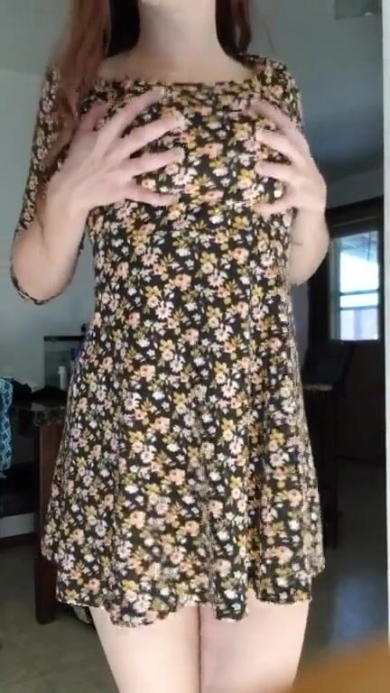 My dress is cute but whats under is even better.