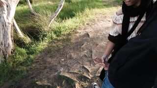 Exposed in Public: Making my boyfriend cum hard ♥️♥️ #2