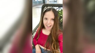 Exhibitionist: Getting my pussy eaten in the middle of the mall #2