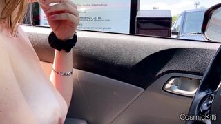 Getting Naked in Public: Going through the drive through topless! I was so nervous #2