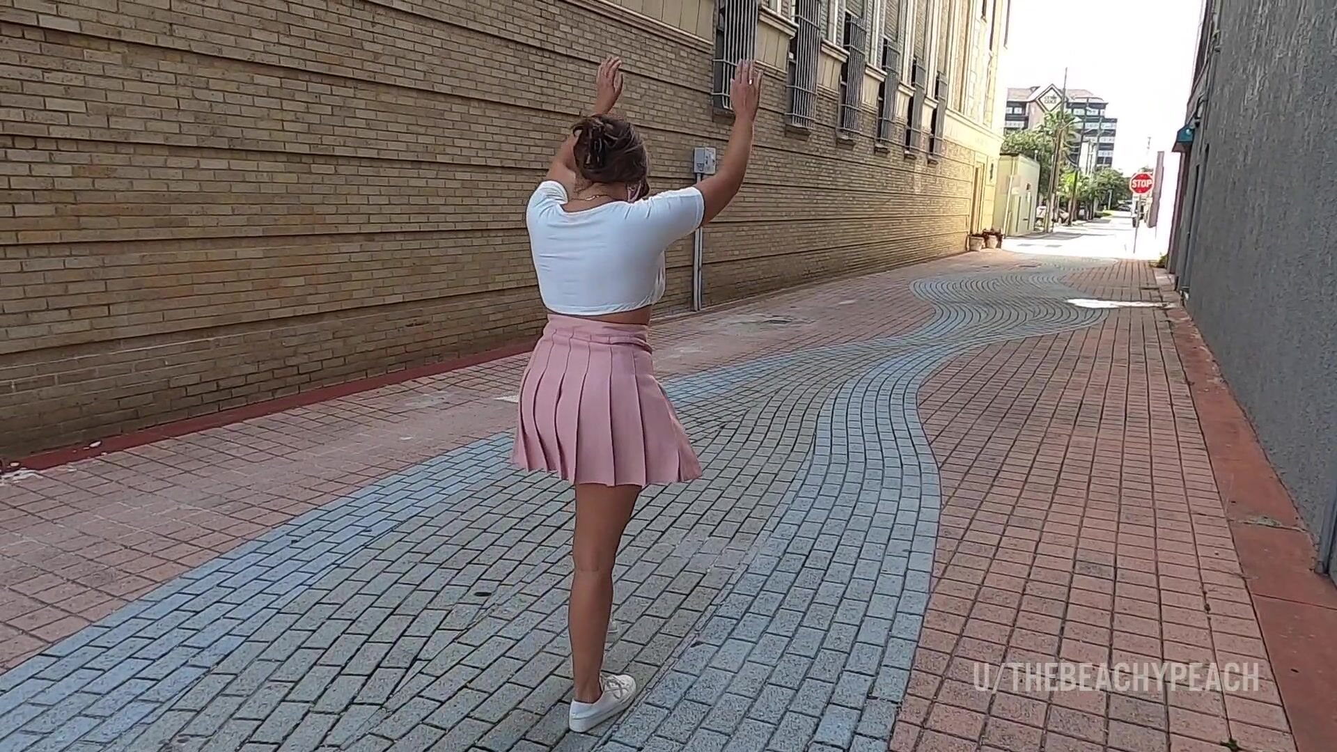 Cartwheels in skirts are more fun