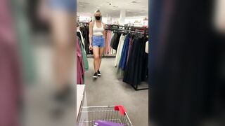 Naughty in Public: Quick flash ♥️♥️ #2