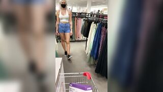 Naughty in Public: Quick flash ♥️♥️ #3