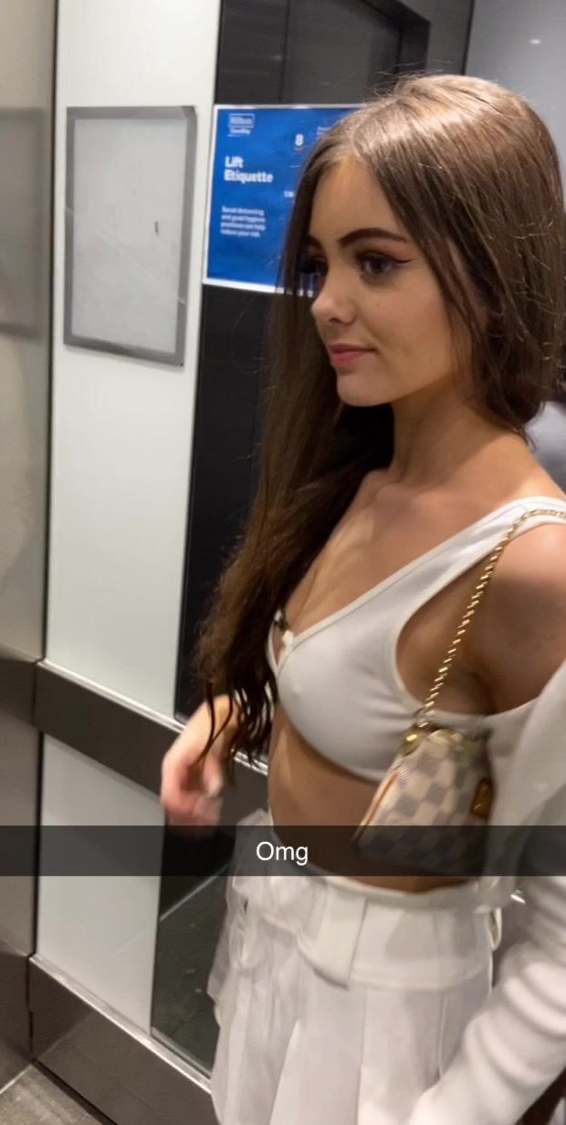 Drunk & horny in the elevator
