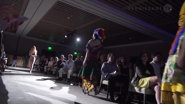 Walking naked through the audience