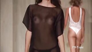 Naked on Stage: See-through swimwear fashion #2