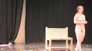 Naked on Stage: Jodean Sumner Nude in a Student Play #2