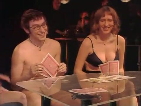 Strip Poker on Finnish TV show