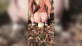 Outdoor Nudity: Who doesn’t love the pumpkin patch? ♥️♥️ #2