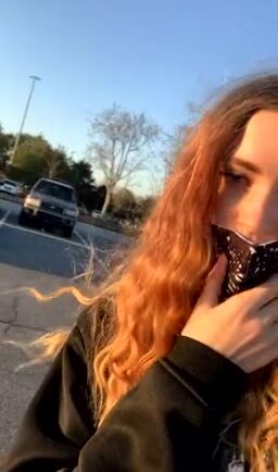 I wonder how many people saw me taking sexy videos in this parking lot