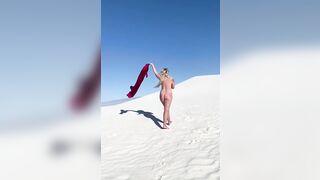 Outdoor Nudity: While at White Sands National park you should always do a naked walk! Highly recommend it! #4