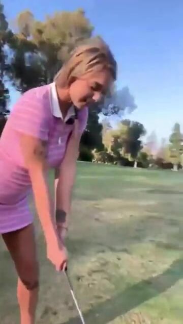 Gabbie Carter Gets Creampie On The Golf Field