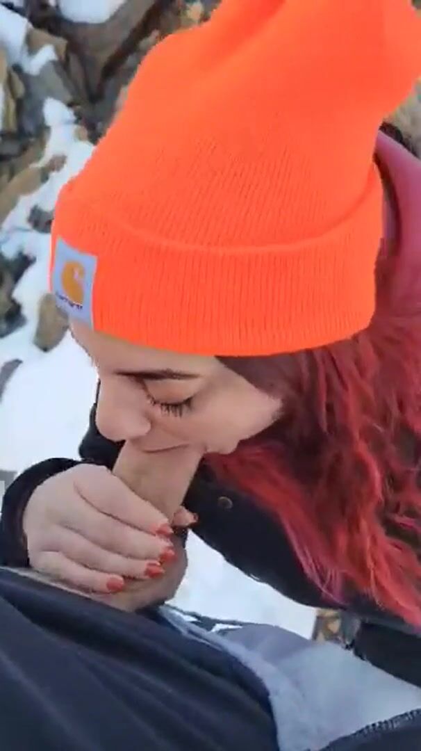 He had me kneeling on the frozen lake in no time ♥️ What? Look how handsome that cock is