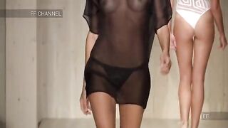 Nude on Stage: Sheer top #1