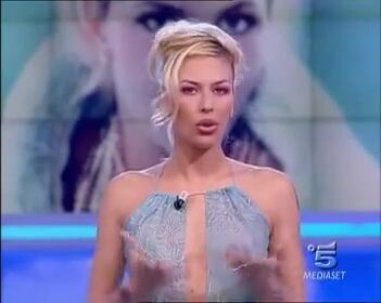 See-thru dress on TV show