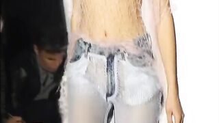 Nude on Stage: Transparent Top #2