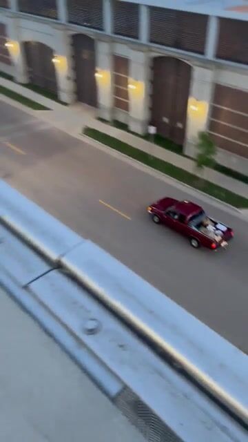First half of the sneak on the roof top