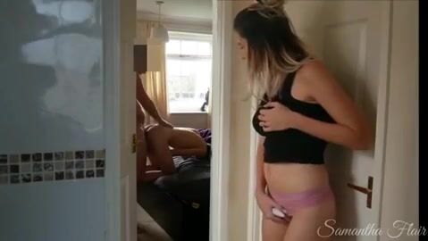 caught dad fucking my small sister on my bed