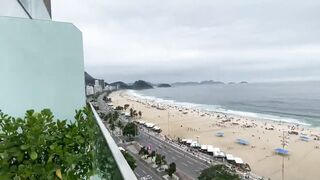 Sneaky: Hot Blonde Amateur Anal Creampie Sneakily On Balcony Beach View #2