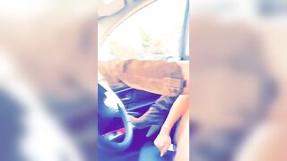 Public Nudity: Masturbating in the car near a store ♥️♥️ #1