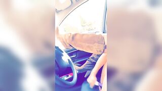 Public Nudity: Masturbating in the car near a store ♥️♥️ #2
