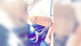 Public Nudity: Masturbating in the car near a store ♥️♥️ #3