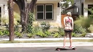 Public Nudity: Skateboarding #2