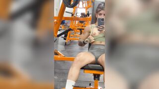 Public Nudity: I love to show off at the gym ;) #2